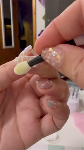 Switch up your nail designs, by adding chrome powder!