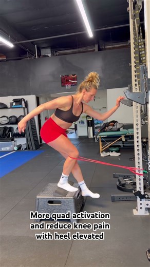 Heel Elevated Step Downs