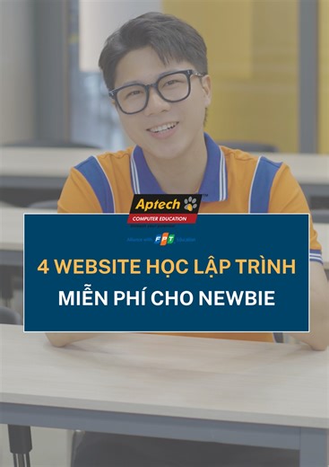 4 trang web học lập trình miễn phí dành cho người mới bắt đầu #FPTAptech #hoclaptrinh #fypシ゚ | FPT Aptech - Hệ thống đào tạo lập trình viên quốc tế