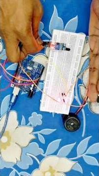 Security Alarm System 🔔 #arduinoprojects #snprojectlab #ytshorts