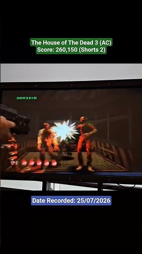 The House of The Dead 3 (AC) Shorts 2 (25/07/2026) #arcadegames #arcadeshooter #gaming