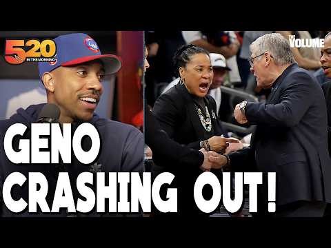 Jeff Teague REACTS to Geno Auriemma CRASHING OUT on Dawn Staley after UCONN LOST to South Carolina
