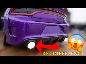 THESE 5 INCH TIPS MADE A DIFFERENCE IN HOW MY 2019 DODGE CHARGER SOUND.