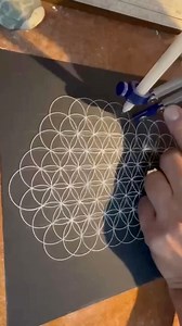 How to draw the Flower of Life 5 Petal variant #natureofflowers #sacredgeometryartist #floweroflife #art #sacredgeometry | Natureofflowers