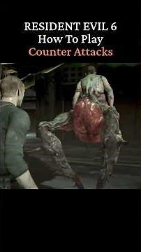 Resident evil 6 how to play counter attacks perfectly #re6 #re4remake #re9requiem #short