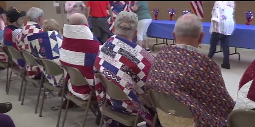 Local Veterans Honored with Quilts of Valor in Heartfelt Ceremony