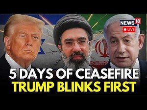 Iran-US-Israel CEASEFIRE ANNOUNCED: "No Strikes Against Iran Power Plants For 5 Days", Says Trump