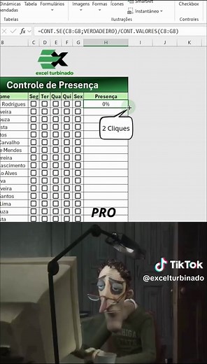 Como Criar um Check List de Presença no Excel