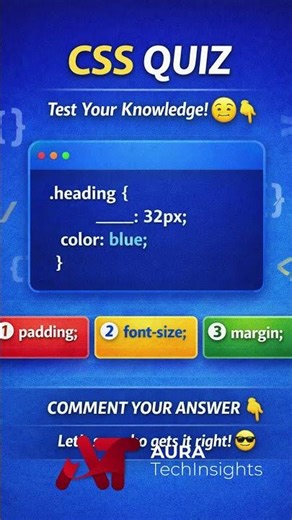 Only Real Coders Can Answer This CSS Quiz #shorts #viralshort #quiztime #quizchallenge #quizshorts
