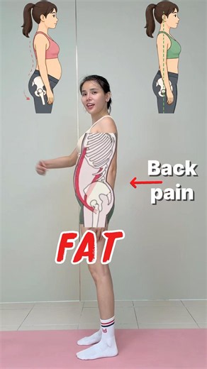 Do this if your lower belly is persistently sagging. #workout #motivation #homeworkout #sports