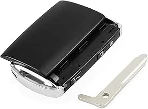 CX3 CX5 CX9 Remote Key Fob Case Shell Keyless Entry Replacement for Mazda CX-3 CX-9 2020 2021 CX-5 2020 2021 2022 2023, Replace WAZSKE13D03 TAYA-67-5DYB