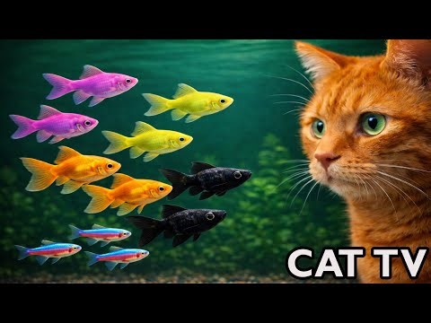 🔴 LIVE Cat TV Fish Tank | Fish for Cats to Watch (4K HDR, No Music) Aquarium for Cats