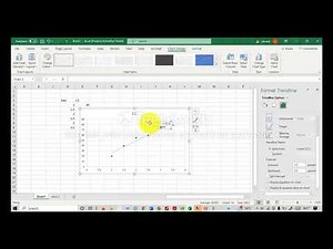 Step-by-Step Adding line equation and R² to a graph in Excel
