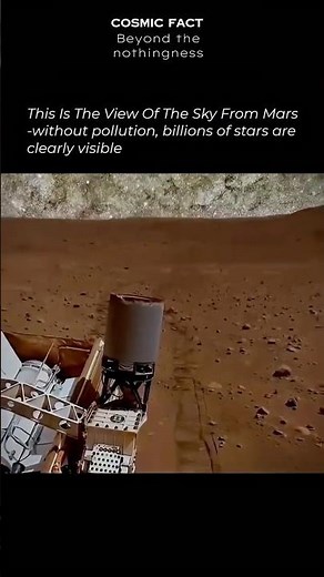 How the Sky Looks from Mars Without Pollution 🌌