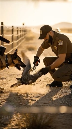 Falcon’s Cry in the Desert 🦅💔 #shorts #dogrescue