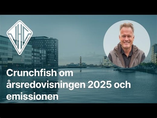 Crunchfish om årsredovisningen 2025 och emissionen | Joachim Samuelsson