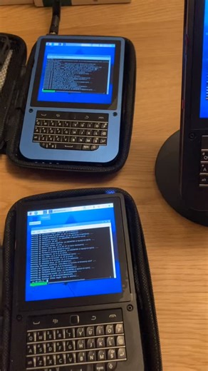 John Stockdale on Instagram: "tick, tick, boom! 😎✨ #hackberrypicm5 #cyberdeck by whitehat hardware (dot com!)"