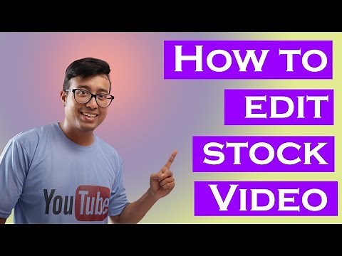 How to edit stock video footage. BASIC TIPS for beginners.