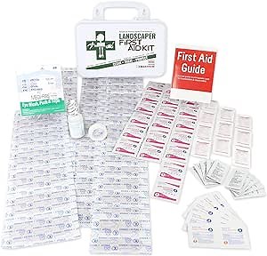 Landscaper & Tree Trimming First Aid Kit, OSHA Compliant, 10 Unit, 103 Piece, Plastic Case with Gasket to Keep Out Moisture and dust - be OSHA Compliant: Special Extra First aid Item Content, Too