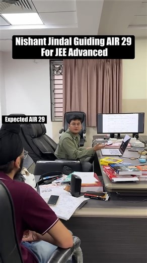 Nishant Jindal Guiding AIR 29 for JEE Advanced #jee #iit