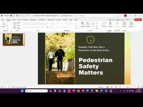 PowerPoint Ch1 Independent Project 1-6, Steps 1 - 18