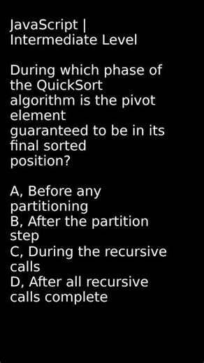 QuickSort Pivot Moment #ComputerScience #CodeOptimization #Debugging