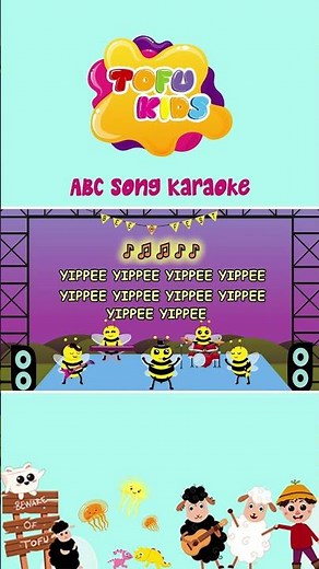 ABC Song Karaoke🔠🎵 | Nursery Rhymes & Kids Songs | Tofu Kids