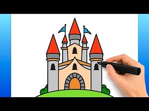 How To Draw A Castle (Easy Drawing Tutorial)