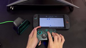 FUNLAB Switch 2 Pro Controller with Charging Dock Compatible with Switch2/OLED/Steam Deck/PC, Wireless Bluetooth Controller with Hall Effect Joysticks, Luminex Control with 7 LED Colors/Paddle/Turbo/Motion