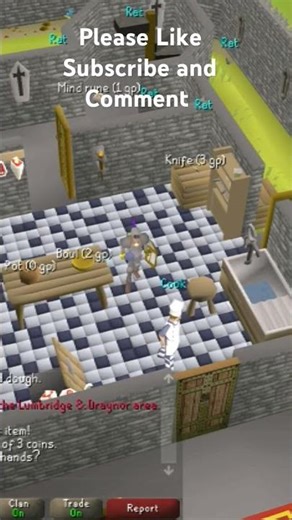 KGMJAM Old School Runescape HCIM How To Get Your Jugs And Fill Them With Water #shorts