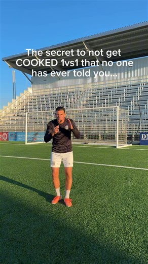 Luca Mastrantonio | CB Coach on Instagram: "Tired of getting cooked 1vs1? This is the secret no one has ever told you… Stop rushing to get in the tackle, you need to be patient and wait for the right time to win the ball. This is not the casino. If you take a bet and try to win the ball, you might get scored on. Just because you did not wait for the right time to intercept the ball. Obviously I am not saying to not make plays, you are going to have to sometimes. But the key is to force him in th