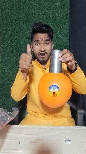 Glass Water + Balloon Hacks 😱 science project class 7th #experiment #diy #fyP #gems #shorts