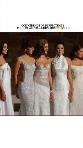What a coincidence… white magic on the final stage 🤍 Miss universe 2002👑 #missuniverse #jennylemmi