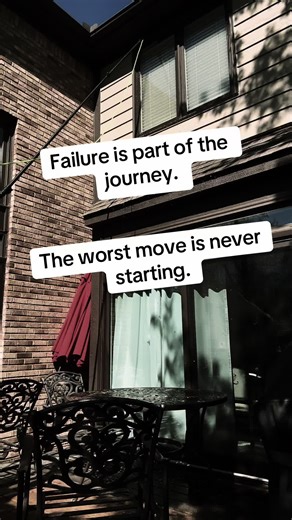 Your supposed to fail. That’s why you keep going