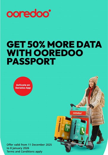 Ooredoo Passport: More Data for Your Travels