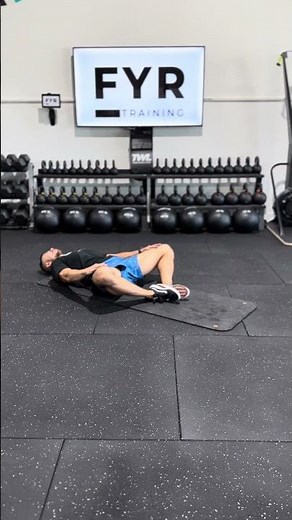 Supine butterfly stretch