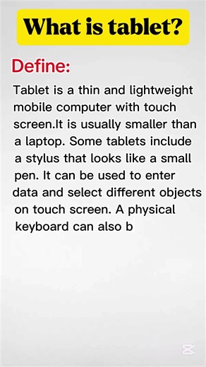 What is tablet|| Computer tablet #trending #viralvideo #computerscience #education #increase #video