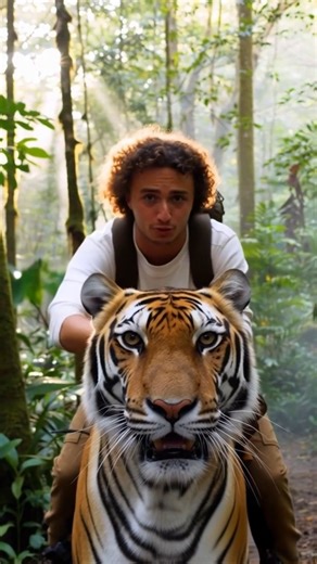 3.4K views · 15 reactions | Kwebbelkop is riding a tiger in the jungle | Kwebbelkop | Facebook