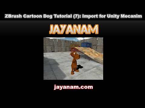 Import Fbx to Unity3D Mecanim video