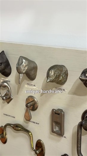 Calling all bird lovers 🐦‍⬛ This may be the hardware for you. Would you use bird hardware , or another unique hardware? #hardware #uniquehardware #vintagehardware #luxuryhardware #plumbingshowroom