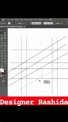 K Letter logo design using adobe illustrator 🥰 #facebookreel #foryou #viral | Rashida Khatun 0.1