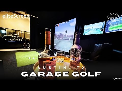 High-End Garage Golf Simulator - Austin, Texas