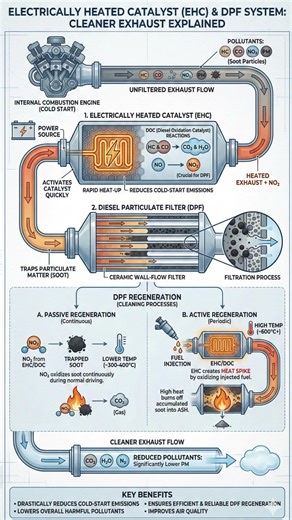 🚗💨 EHC & DPF Explained: The Secret to Cleaner Exhaust! ⚡️ #shorts