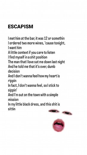 Escapism Lyrics: A Song with Rap Lyrics