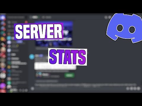 Discord: SERVER STATS erstellen & MITGLIEDERANZAHL sehen | Discord Server Stats Bot