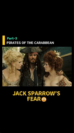 Jacksparrow's only Fear 😳🤯‼️ Pirattes of the Caribbean|Johnny depp #shorts