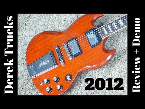 2012 Gibson Derek Trucks Signature SG Review + Demo