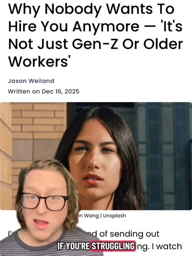 Can't find a job? Yeah neither can pretty much anyone else -- and it's not just a Gen Z problem #jobmarket #job #jobsearch #AI #generations