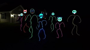 STICK FIGURE COSTUMES...that glow in the dark! Hilarious! Find them here (affiliate link)—> https://amzn.to/2BbIepl . | Crafty Morning