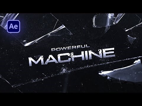 After Effects Tutorial: Glass Shattering Title Animation in After Effects